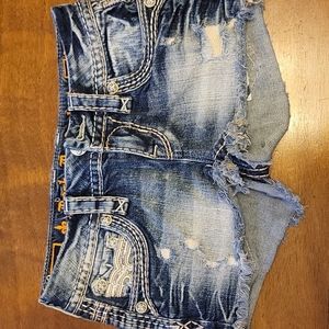 Rock revival Jean shorts